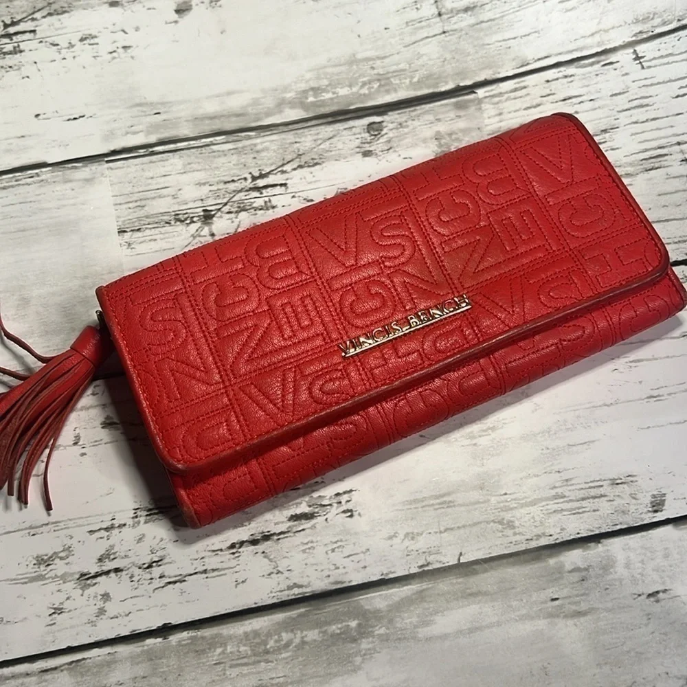 Vincis Bench Red Wallet